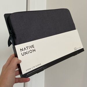 Native Union - 13” Laptop Case - Grey - NWT in Box